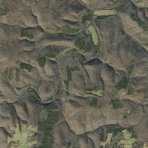 Aerial imagery of Hideout Trail, AR
