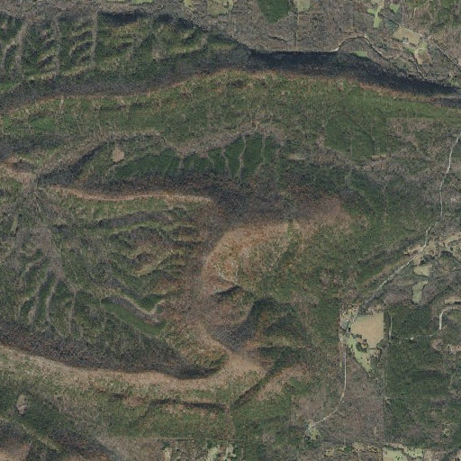 Aerial imagery of High Top, AR