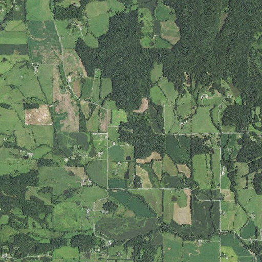 Aerial imagery of Iron Hill, MO