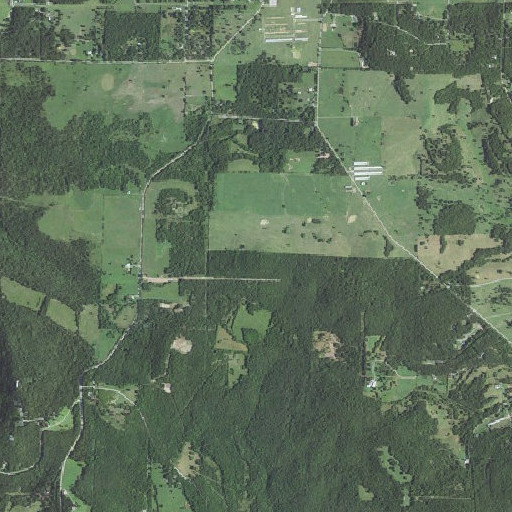 Aerial imagery of Hip Mountain, AR