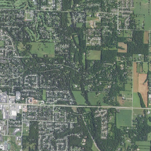 Aerial imagery of Jones Branch, MO