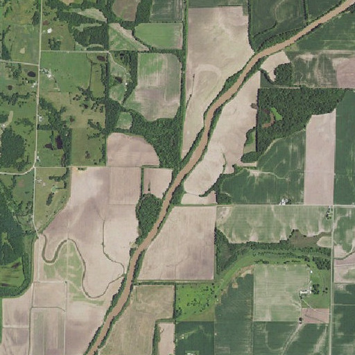 Aerial imagery of Jones Branch, MO