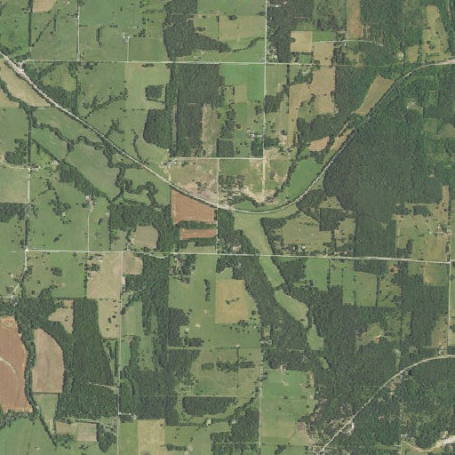 Aerial imagery of Jordan Creek, MO