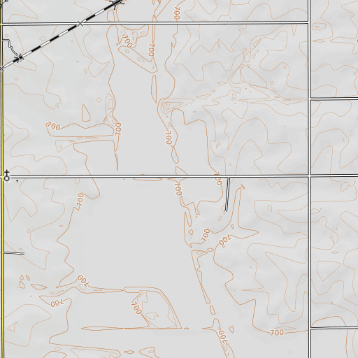 OpenTopoMap map of Judd Branch, MO