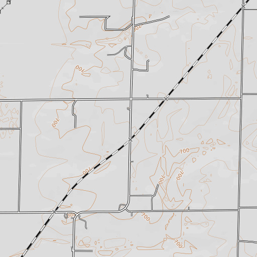 OpenTopoMap map of Kaye School, MO