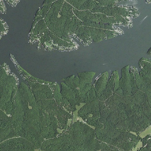 Aerial imagery of King Bluff, MO