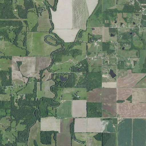 Aerial imagery of Kremlin School, MO