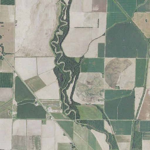 Aerial imagery of Lake Slough, MO