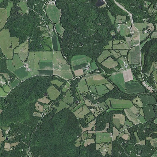 Aerial imagery of Little Dry Fork, MO