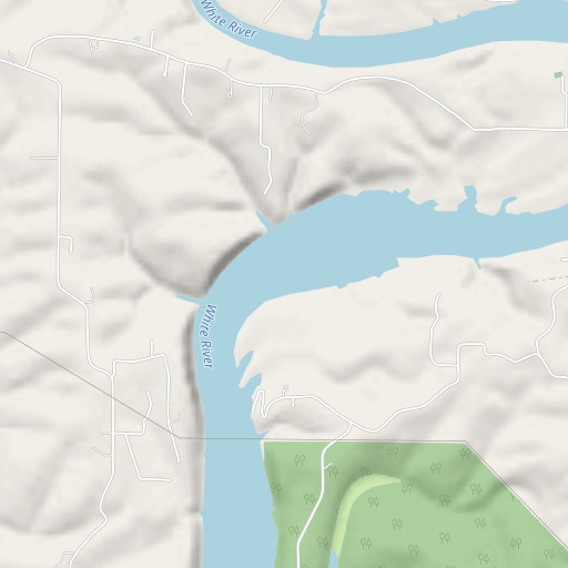 OpenStreetMap map of Mays Bend, MO
