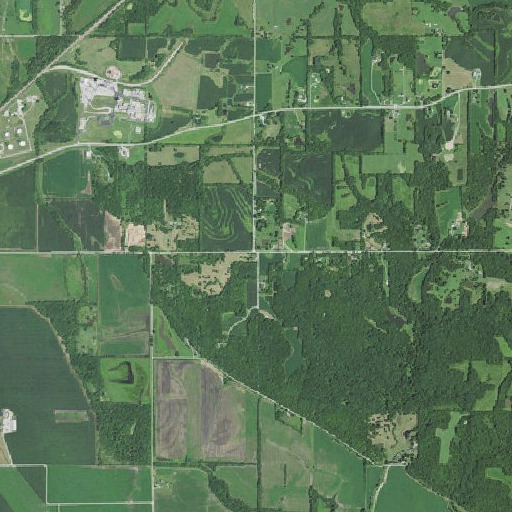 Aerial imagery of Mayview School, MO