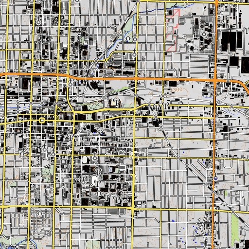 OpenTopoMap map of McDaniel School, MO