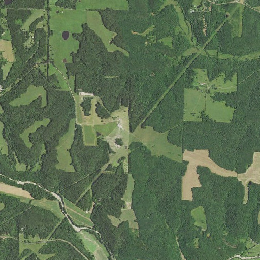 Aerial imagery of McMinn School, MO