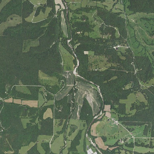 Aerial imagery of Mill Creek, MO