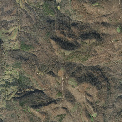 Aerial imagery of Lawyer Gap, AR