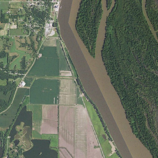 Aerial imagery of Oyster Branch, MO