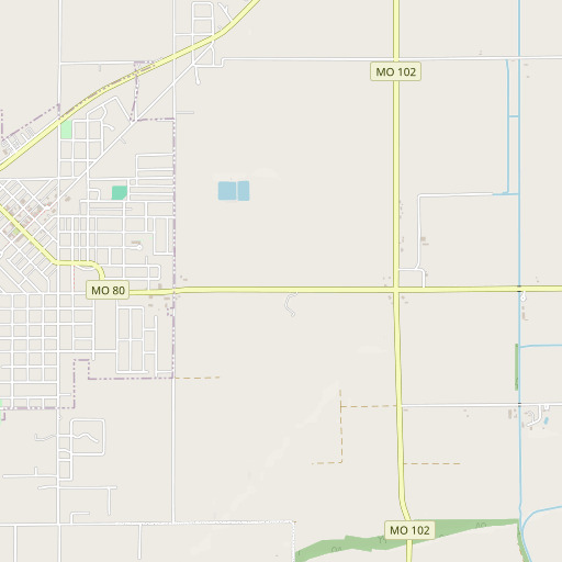 OpenStreetMap map of Saint James Ditch, MO