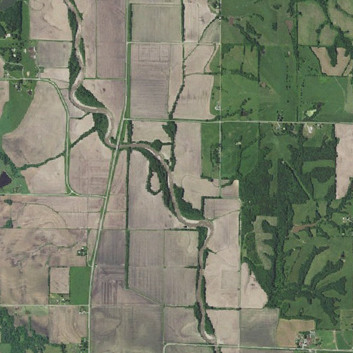 Aerial imagery of Slaughter Branch, MO