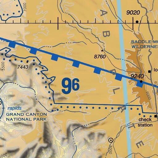 FAA VFR chart of Locust Spring, AZ