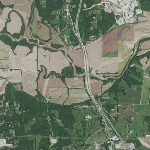 Aerial imagery of Spring Creek, MO