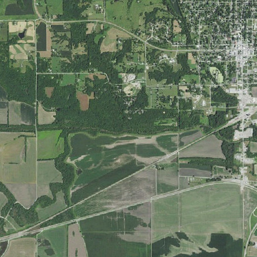 Aerial imagery of Stanley Branch, MO