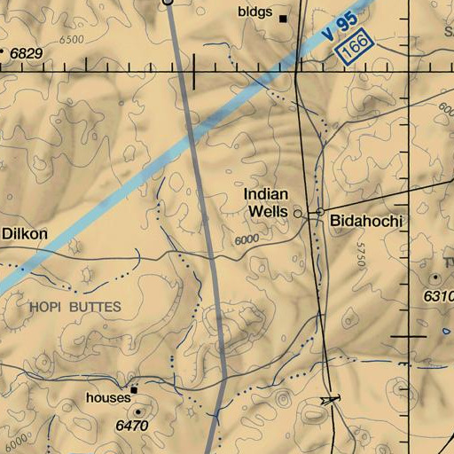 FAA VFR chart of Lokasakad Spring, AZ