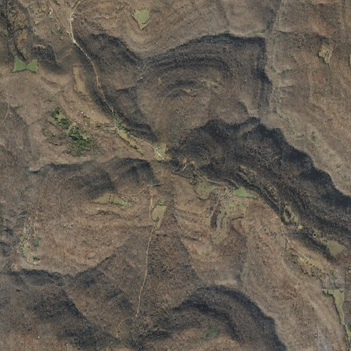 Aerial imagery of Muddy Gap, AR