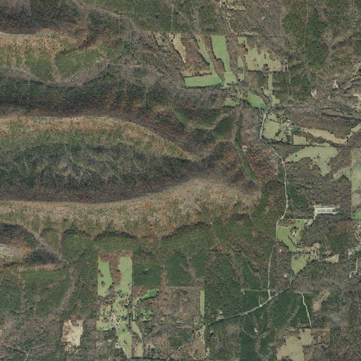 Aerial imagery of Nelson Mountain, AR