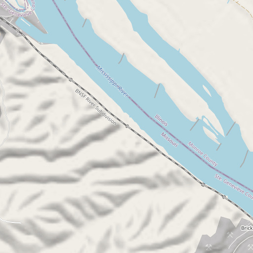 OpenStreetMap map of Wolf Hollow, MO