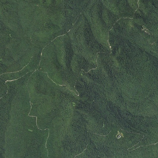 Aerial imagery of Parker Mountain, AR