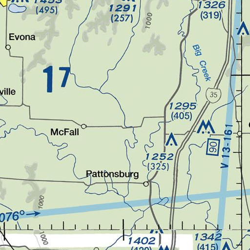 FAA VFR chart of Goose Creek, MO