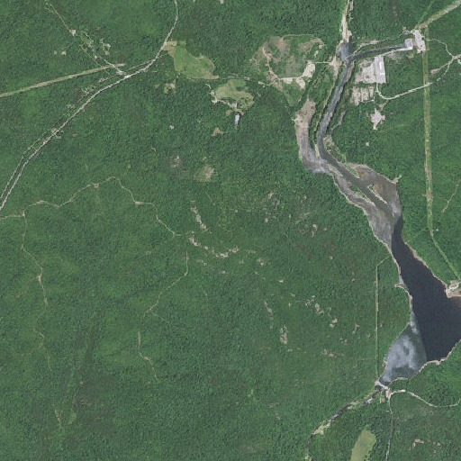 Aerial imagery of Lee Mountain, MO