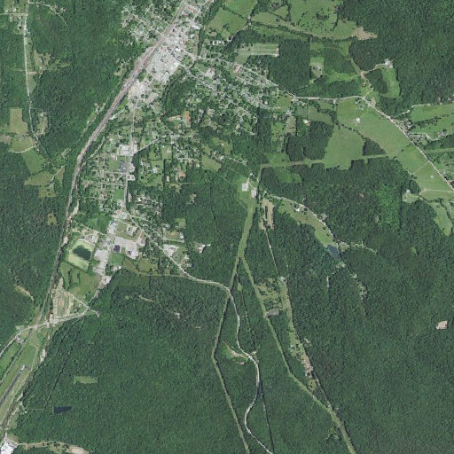 Aerial imagery of Peach Tree Spring, MO
