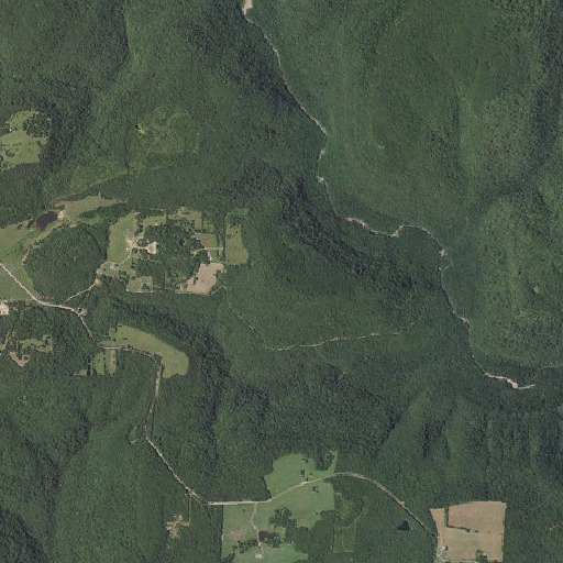 Aerial imagery of Peters Point, AR