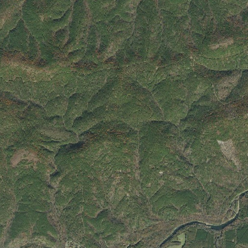 Aerial imagery of Post Oak Flat, AR