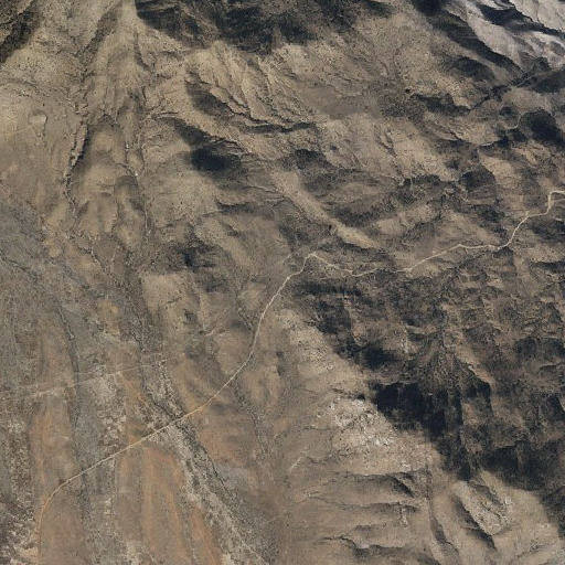 Aerial imagery of Apache Pass, AZ