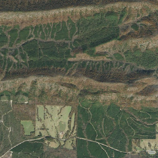 Aerial imagery of Redland Gap, AR