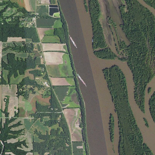 Aerial imagery of Durgans' Landing, MO