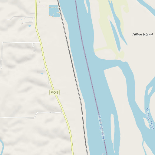 OpenStreetMap map of Durgans' Landing, MO