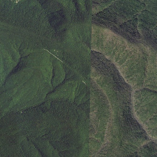 Aerial imagery of Round Mountain, AR