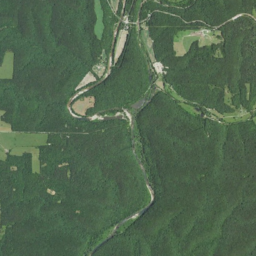 Aerial imagery of Hicks Spring, MO