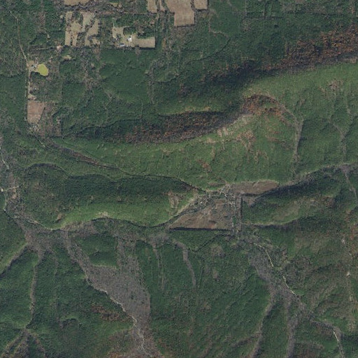Aerial imagery of Saddle Gap, AR