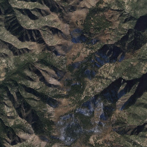 Aerial imagery of Long Park, AZ