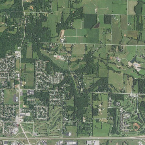 Aerial imagery of Mill Creek, MO