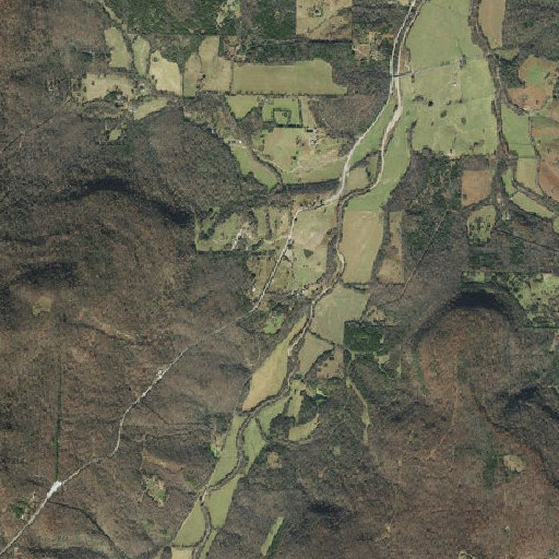 Aerial imagery of Slicker School, AR