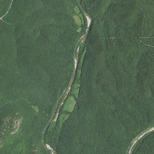Aerial imagery of Buttin Rock School, MO