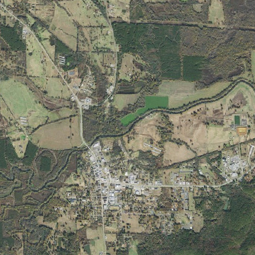 Aerial imagery of Spring Creek, AR