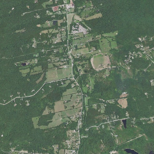Aerial imagery of Crawfish Branch, MO