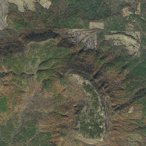 Aerial imagery of Sunset Point, AR