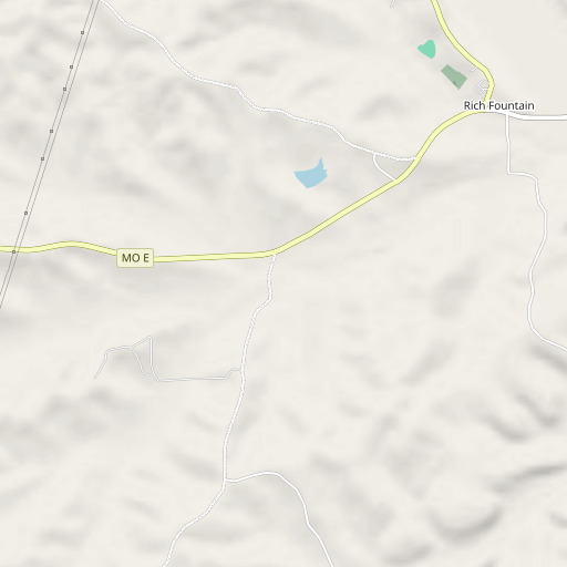 OpenStreetMap map of Bexten Branch, MO